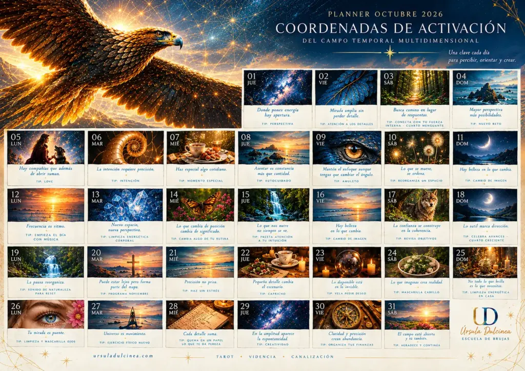 Planner Mágico descargable OCTUBRE 2026